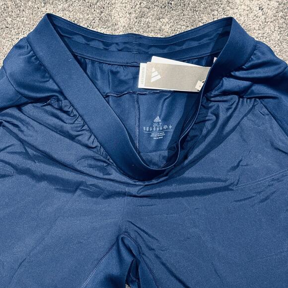 Adidas Mens Dark Blue Training Shorts Size 2XL 7" IC2043 Running Sportswear New - Picture 6 of 16
